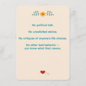 No Drama Llama Thanksgiving Cream Invitation (Dos)