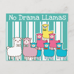 No Drama Llamas Briefkaart