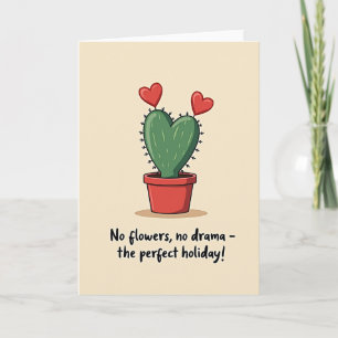 No Drama Love Cactus Kaart