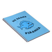No Drama Piranha Notitieboek (Rechterzijde)