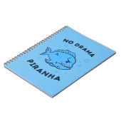 No Drama Piranha Notitieboek (Linkerzijde)