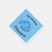 No Drama Piranha Servet (Hoek)