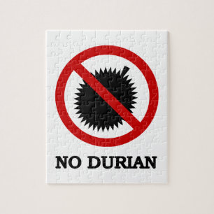 NO Durian Tropical Fruit Sign Legpuzzel