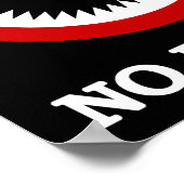 NO Durian Tropical Fruit Sign Poster (Hoek)