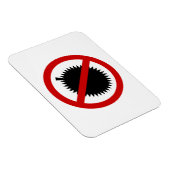 NO Durian Tropical Fruit ⚠ Thai Sign ⚠ Magneet (Rechterzijde)