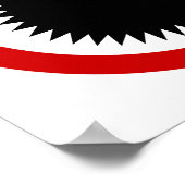 NO Durian Tropical Fruit ⚠ Thai Sign ⚠ Poster (Hoek)