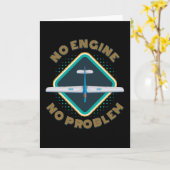 No Engine No Problem Glider Kaart (Gele Bloem)