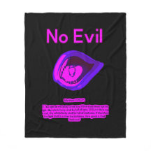 No Evil - City Jamz - Fleece Dekbed