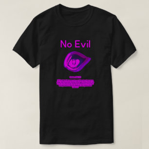 No Evil - Purple Passion - T-Shirt
