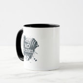 No Excuses Mug – Bold Motivational Coffee Cup (Devant gauche)