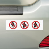 NO Farting ⚠ Funny Thai Toilet Sign ⚠ Bumpersticker (Op auto)