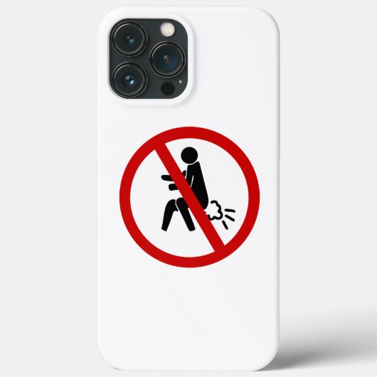 NO Farting ⚠ Funny Thai Toilet Sign ⚠ Case-Mate iPhone Case (Achterkant)