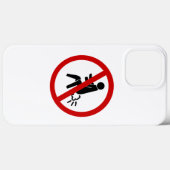 NO Farting ⚠ Funny Thai Toilet Sign ⚠ Case-Mate iPhone Case (Achterkant (horizontaal))