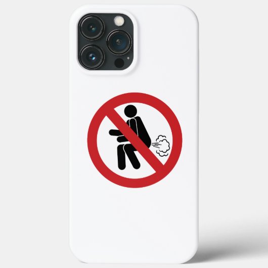 NO Farting ⚠ Funny Thai Toilet Sign ⚠ Case-Mate iPhone Case (Achterkant)