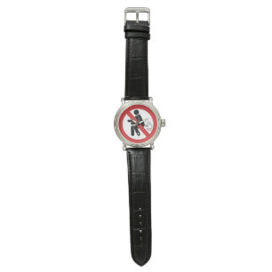 NO Farting ⚠ Funny Thai Toilet Sign ⚠ Horloge
