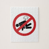 NO Farting ⚠ Funny Thai Toilet Sign ⚠ Legpuzzel (Verticaal)