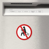 NO Farting ⚠ Funny Thai Toilet Sign ⚠ Magneet (Insitu (Vaatwasser))