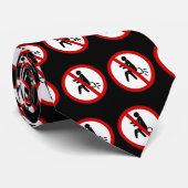 NO Farting ⚠ Funny Thai Toilet Sign ⚠ Stropdas (Opgerold)