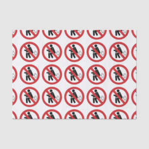 NO Farting ⚠ Funny Thai Toilet Sign ⚠ Tissuepapier