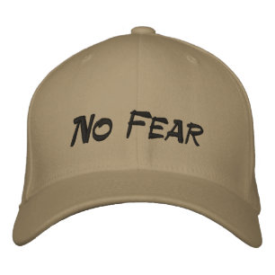 No Fear Logo Tan Baseball Pet
