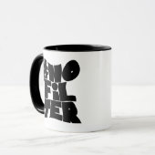 #No Filter - Bold Retro Typography Mug (Devant gauche)