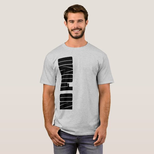 NO FOMO Bitcoin Crypto T-shirt (Voorkant volledig)