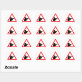 no-geweld ronde sticker (Vel)