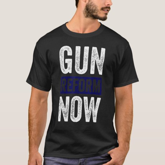 No Gun Awareness Day Enough End Gun Violence Gun R T-shirt (Voorkant)