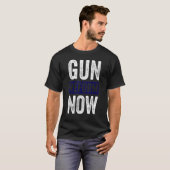 No Gun Awareness Day Enough End Gun Violence Gun R T-shirt (Voorkant volledig)
