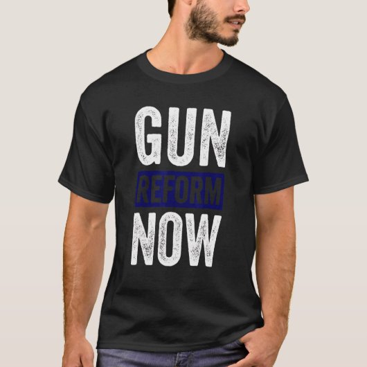 No Gun Awareness Day Enough End Gun Violence Gun R T-shirt (Voorkant)