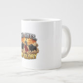 No Guts, No Glory: Motivational & Success Mindset Extra Grote Beker (Voorkant rechts)