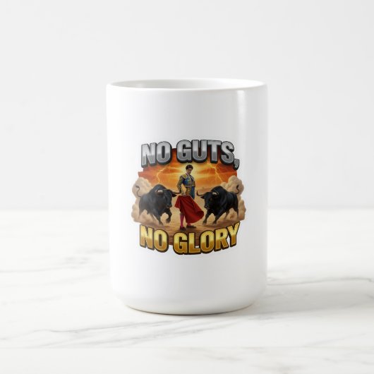 No Guts, No Glory: Motivational & Success Mindset Koffiemok (Center)
