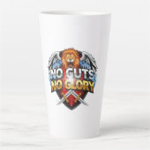 No Guts, No Glory: Motivational & Success Mindset Latte Mok (Voorkant)