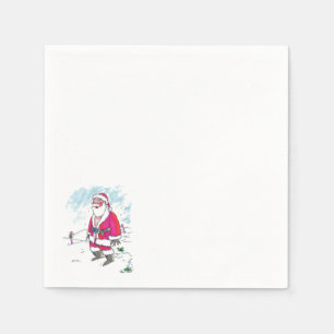 No Ho-Ho-Ho cocktail serviettes en papier