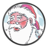 No Ho Ho hockey puck van dichtbij (Voorkant)