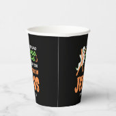 NO HOCUS POCUS Monogram Christelijk Halloween Papieren Bekers (Rechts)