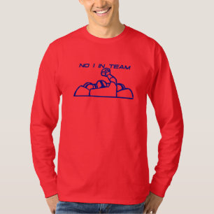 No I in Team 2 Mannen’s Long-Sleeve T-shirt