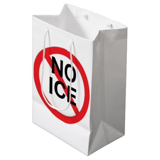 NO ICE  MEDIUM CADEAUZAKJE (Voorkant Gekanteld)
