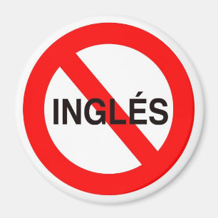 NO INGLES - Geen Engels Magneet