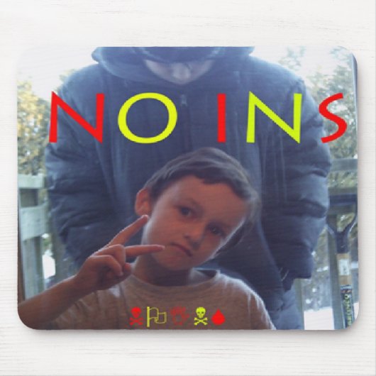 No Ins Mousepad Muismat (Voorkant)