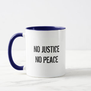 No Justice No Peace koffiemok Mok