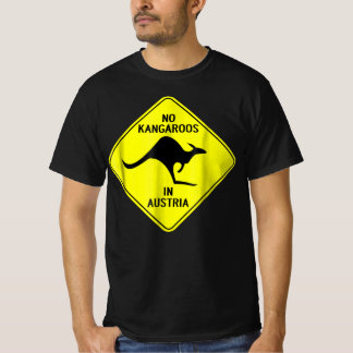 No Kangaroos In Austria T-shirt