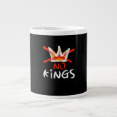 No King Funny Quote Retro Creative Style Extra Grote Beker (Voorkant)