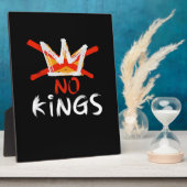 No King Funny Quote Retro Creative Style Fotoplaat (Zijkant)
