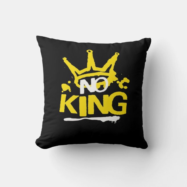 No King Minimal Clean Kussen (Voorkant)