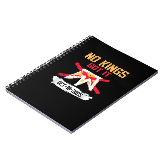 No King Patriotic Freedom No Kings In America Crea Notitieboek (Linkerzijde)