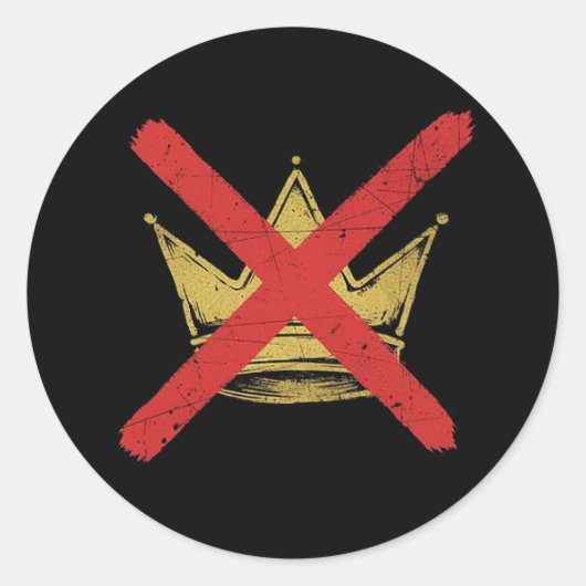 NO KING"S Sticker (Devant)