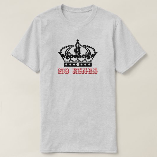 No Kings2 T-shirt (Design voorkant)