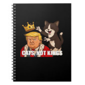 No Kings Anti Cats Funny Classic Style Notitieboek (Voorkant)