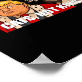 No Kings Anti Cats Funny Classic Style Poster (Hoek)